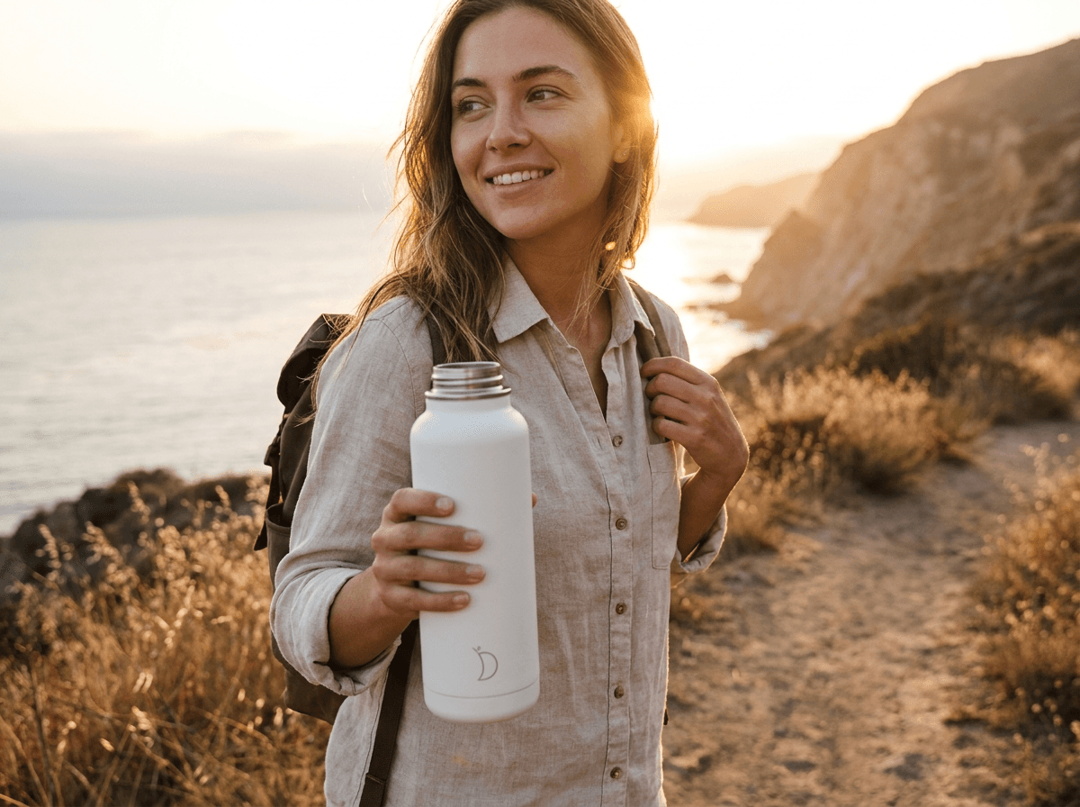 Lifestyle product scene with AI model